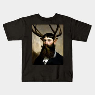 Man Stag Kids T-Shirt